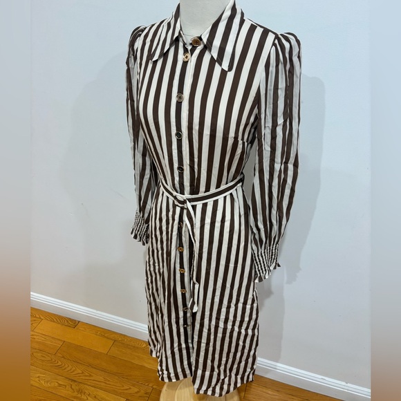 L.K. Bennett Emelia Shirt Dress, Size: 4 - Picture 11 of 12